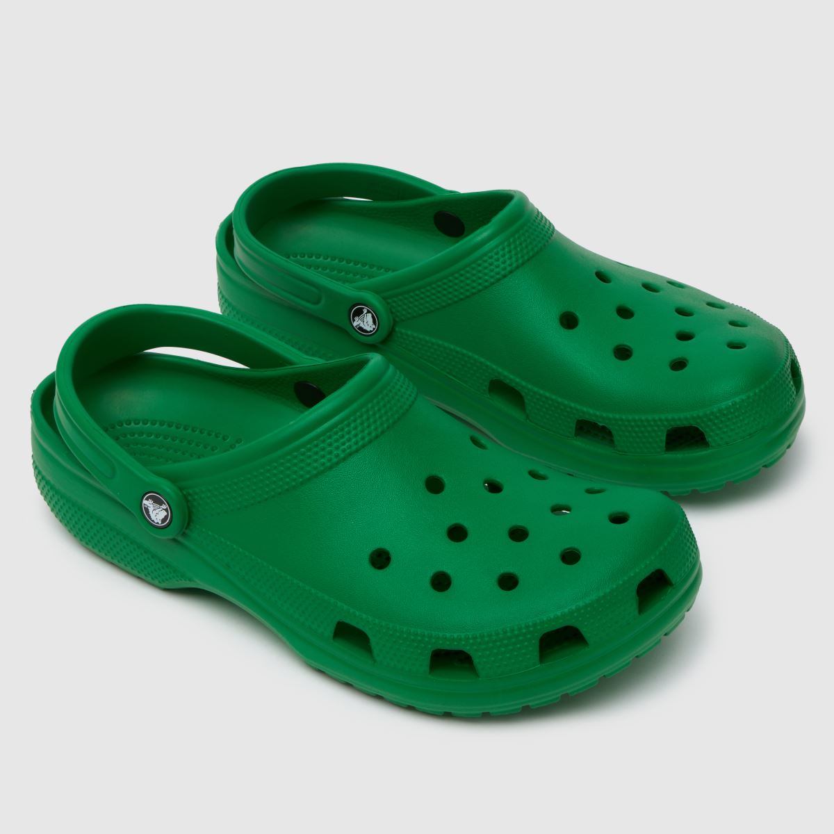 Crocs klasszikus klumpa szandál sötétzöld színben