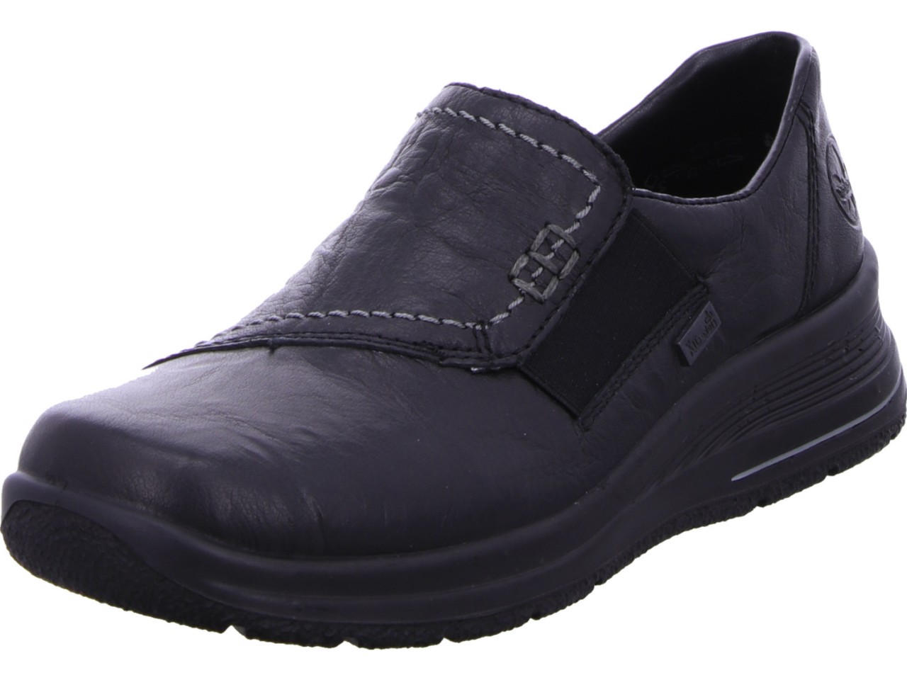 RIEKER Sportliche Slipper schwarz