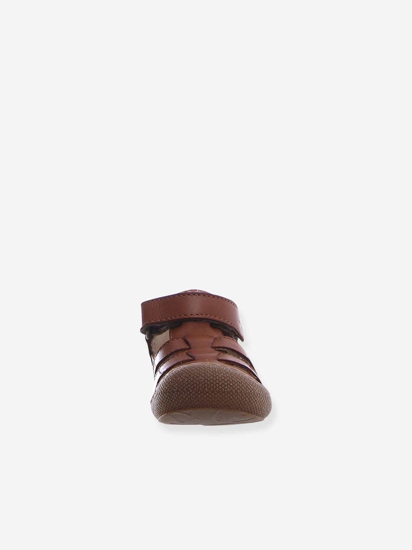 Sandales semi-ouvertes bébé Bede NATURINO® 1ers pas brun