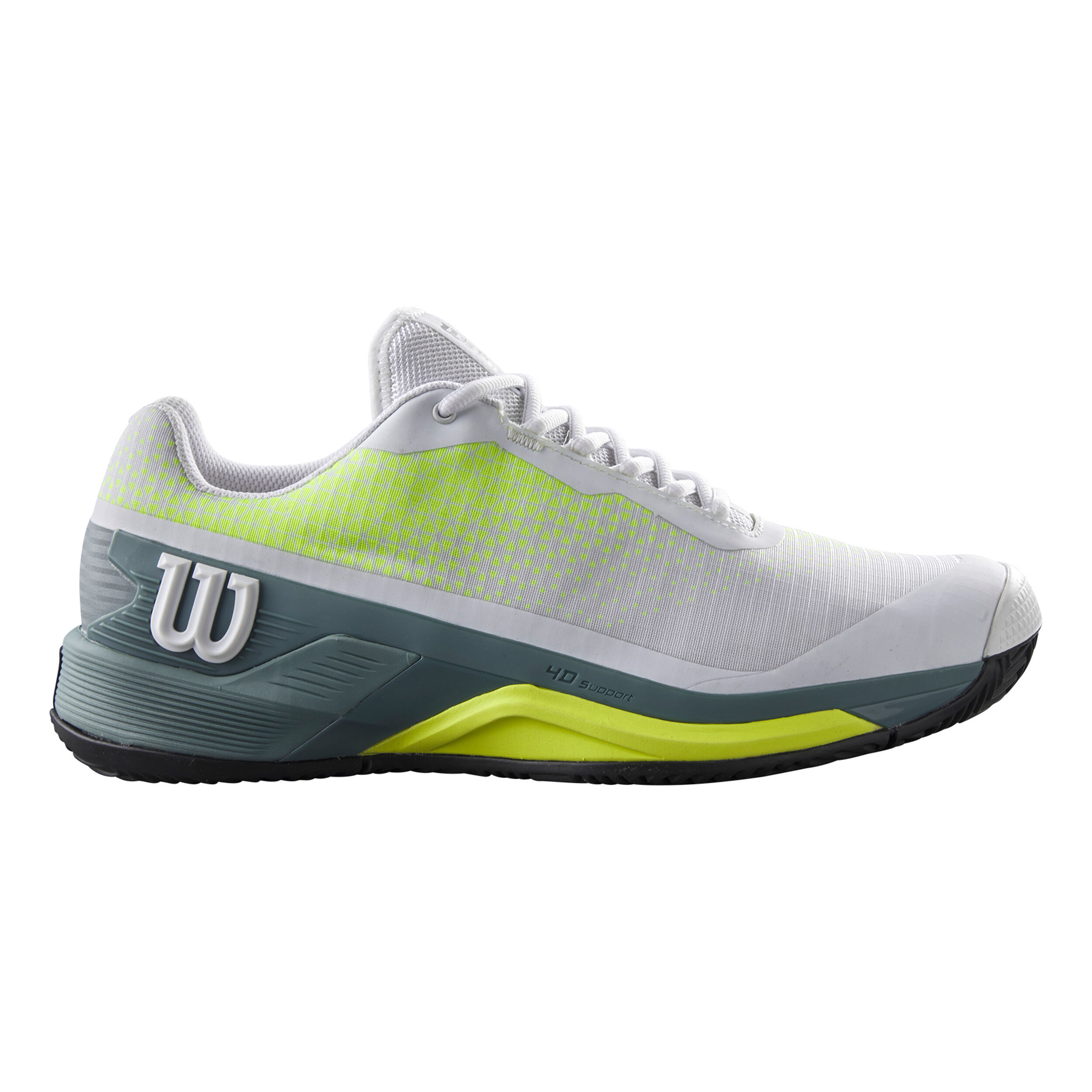 Rush Pro 4.0 Sandplatzschuh Herren - Weiß, Grau