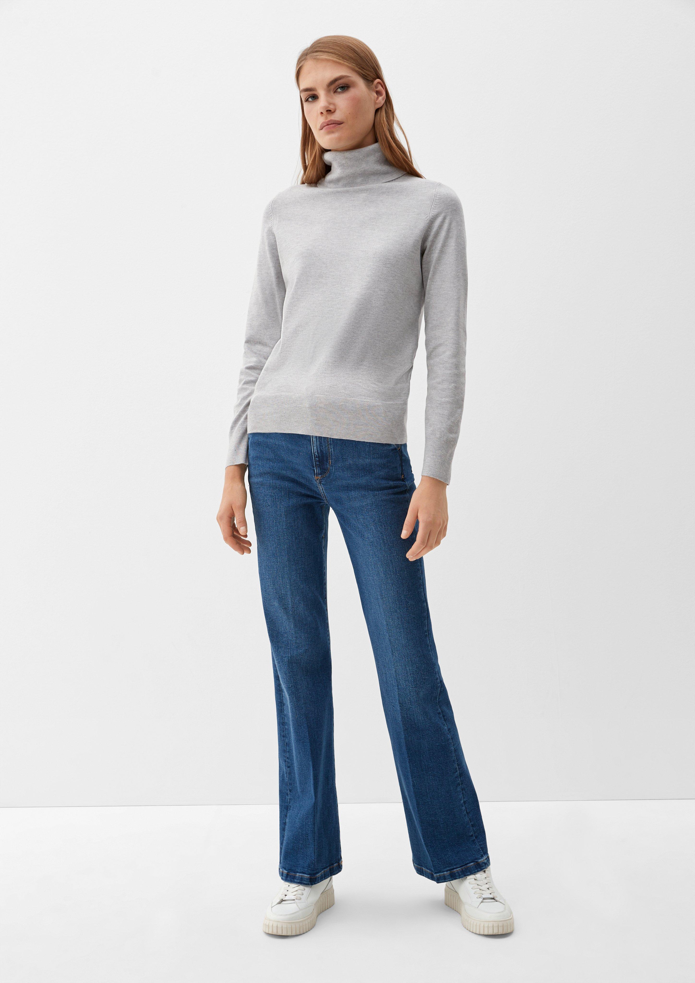 Feinstrickpullover mit Rollkragen  2118974-9400