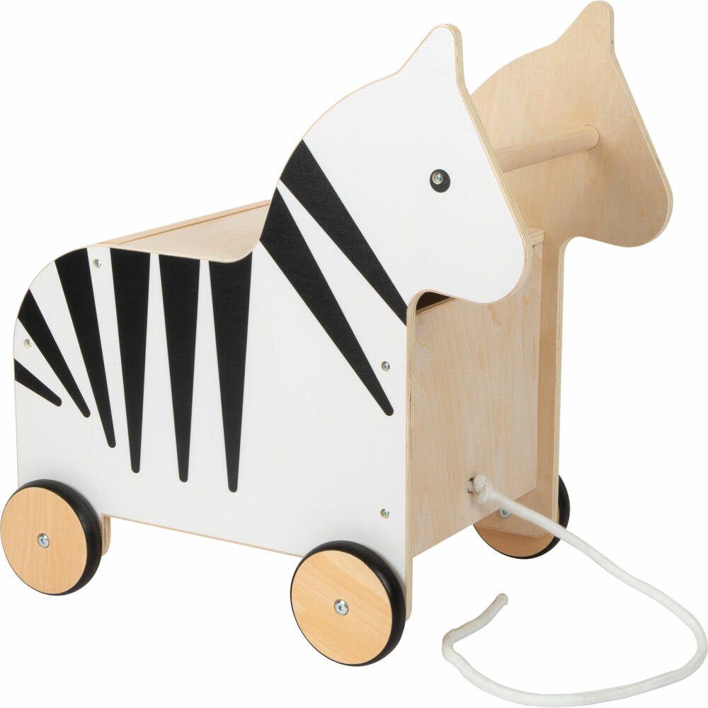 Small Foot Spielzeugtruhe mit Rollen Zebra Wildlife