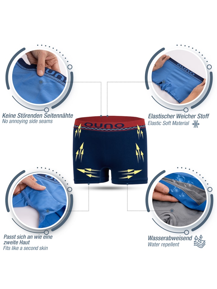 LOREZA 10er Set Boxershorts - Kariert - Bunt günstig kaufen