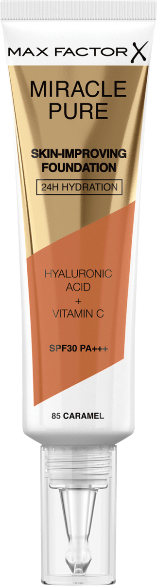Foundation Miracle Pure 85 Caramel, LSF 30, 30 ml