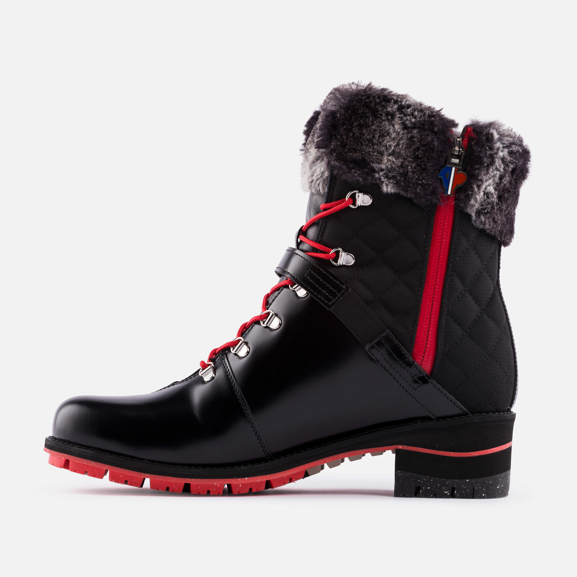 Bottes 1907 Megève Noires Brillantes Femme