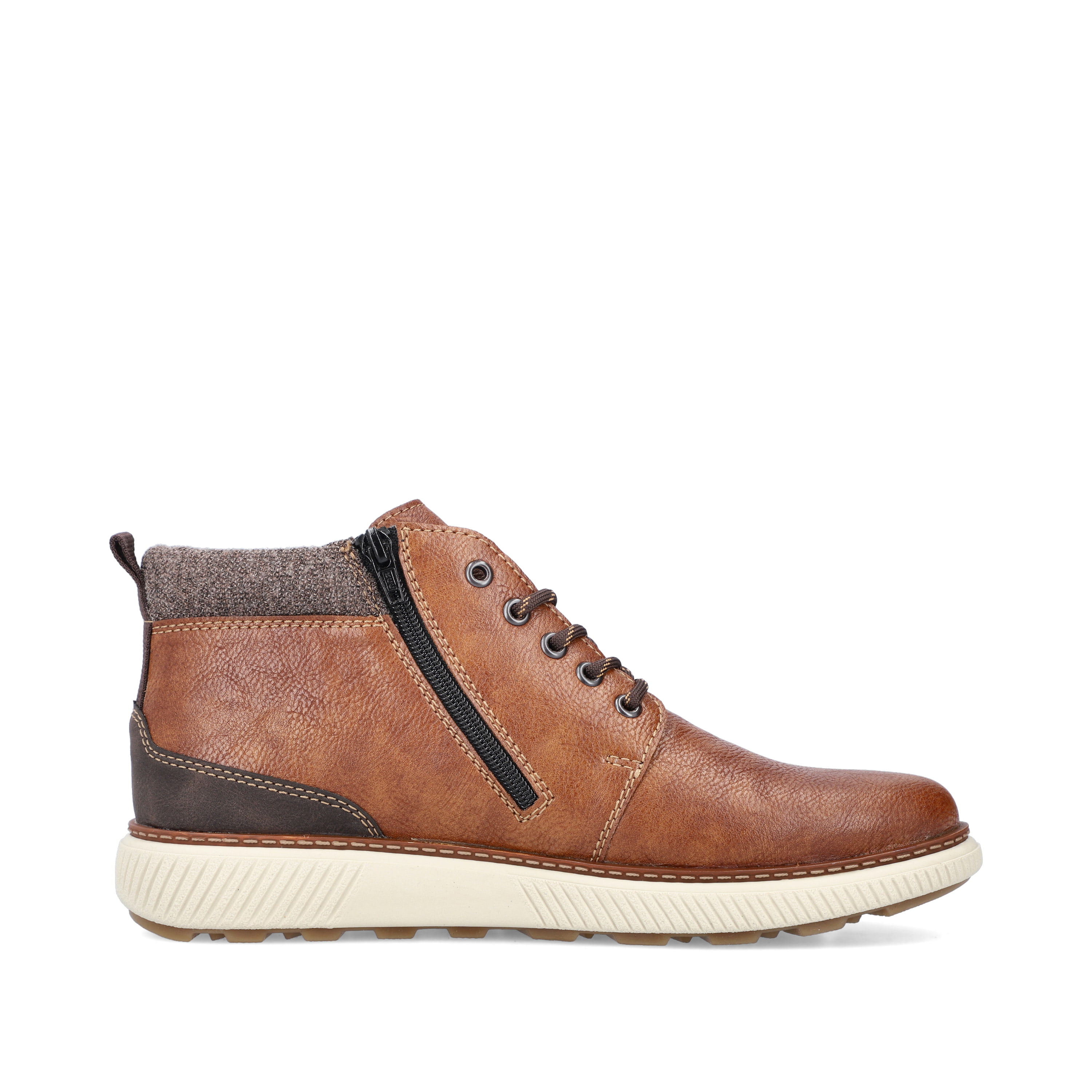 Rieker Herren Schnürstiefel kastanienbraun