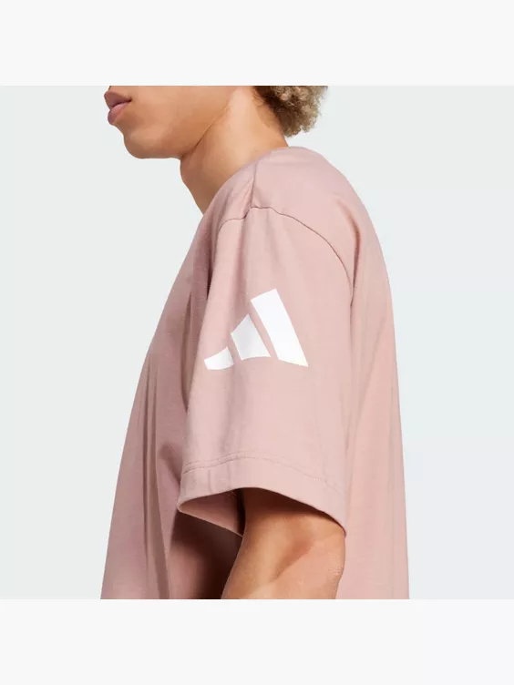 adidas Essentials Loose Fit 3 Bar Logo T-Shirt