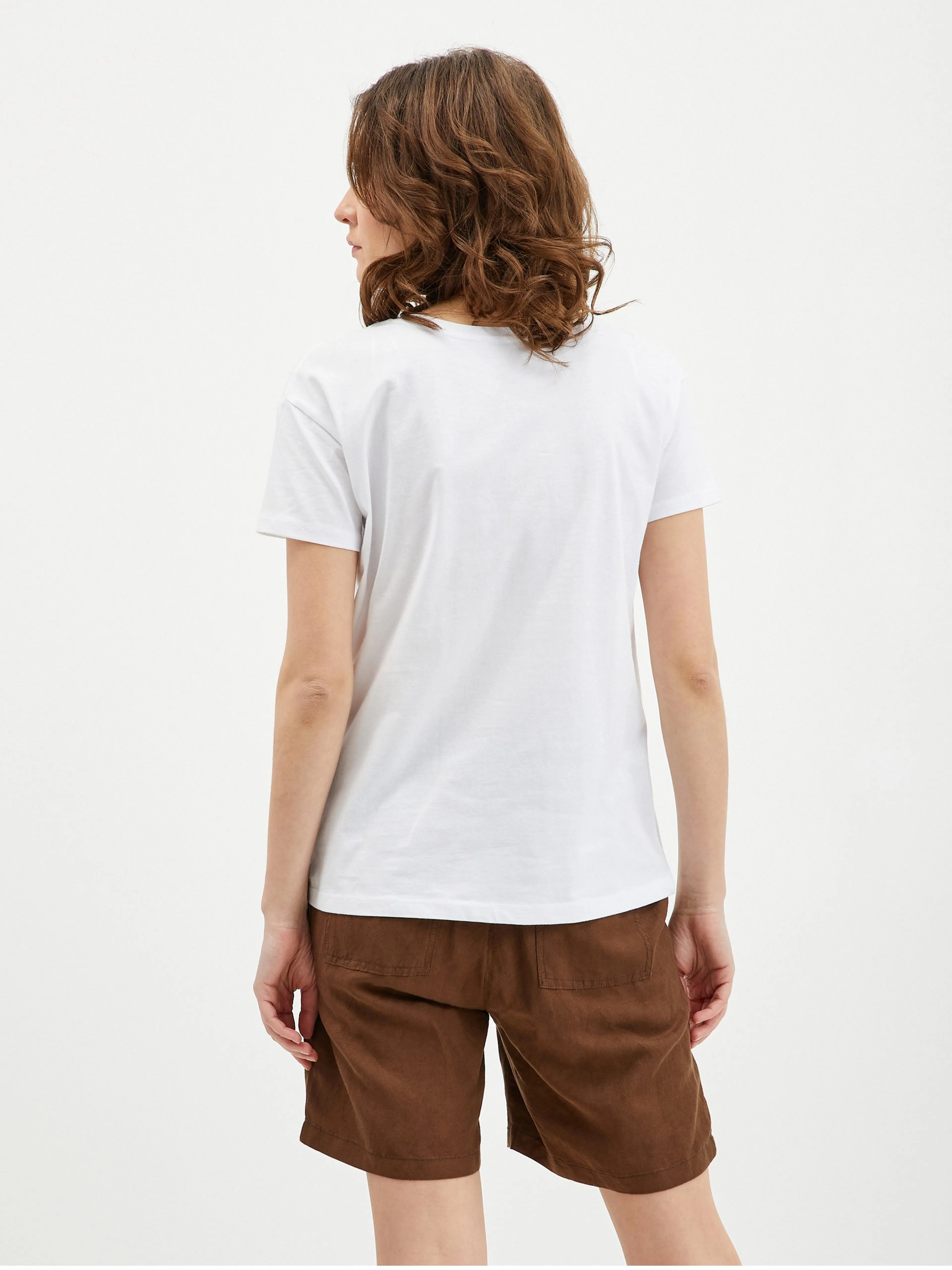 Weißes Damen T-Shirt ORSAY