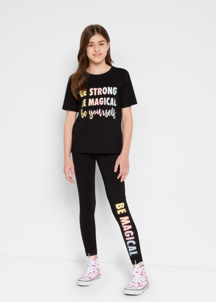 Mädchen T-Shirt + Leggings (2tlg. Set)