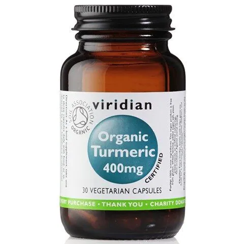 Viridian organske kapsule kurkume