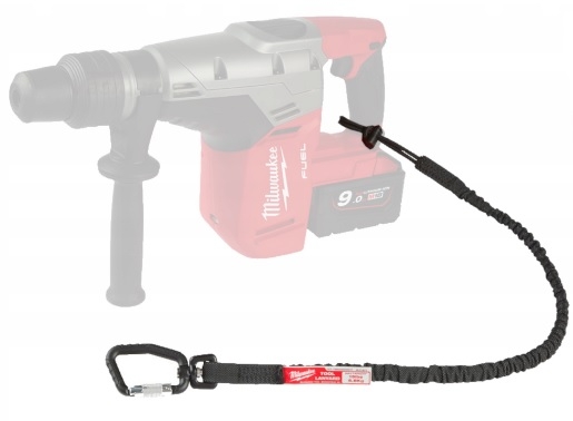 Cordão de segurança Milwaukee Accessories 4932471352 de 6,8 kg com trava de segurança - 1 peça