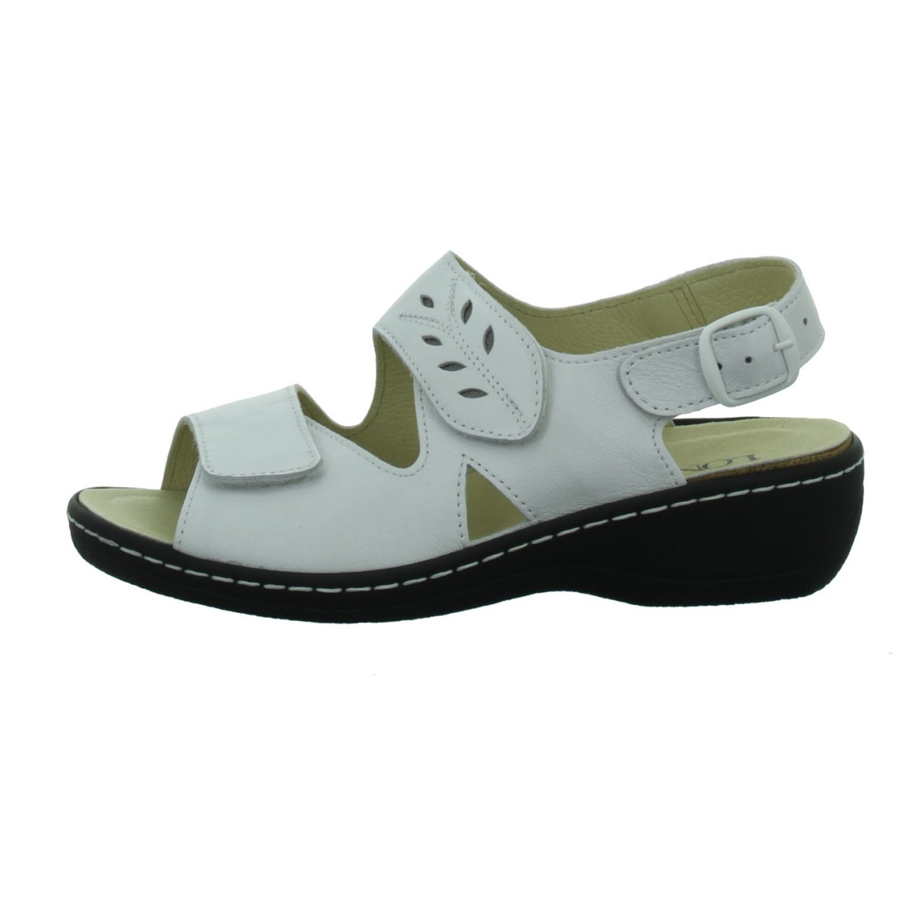 LONGO Komfort Sandalen taupe Beq-Sandl-Wörishf-30