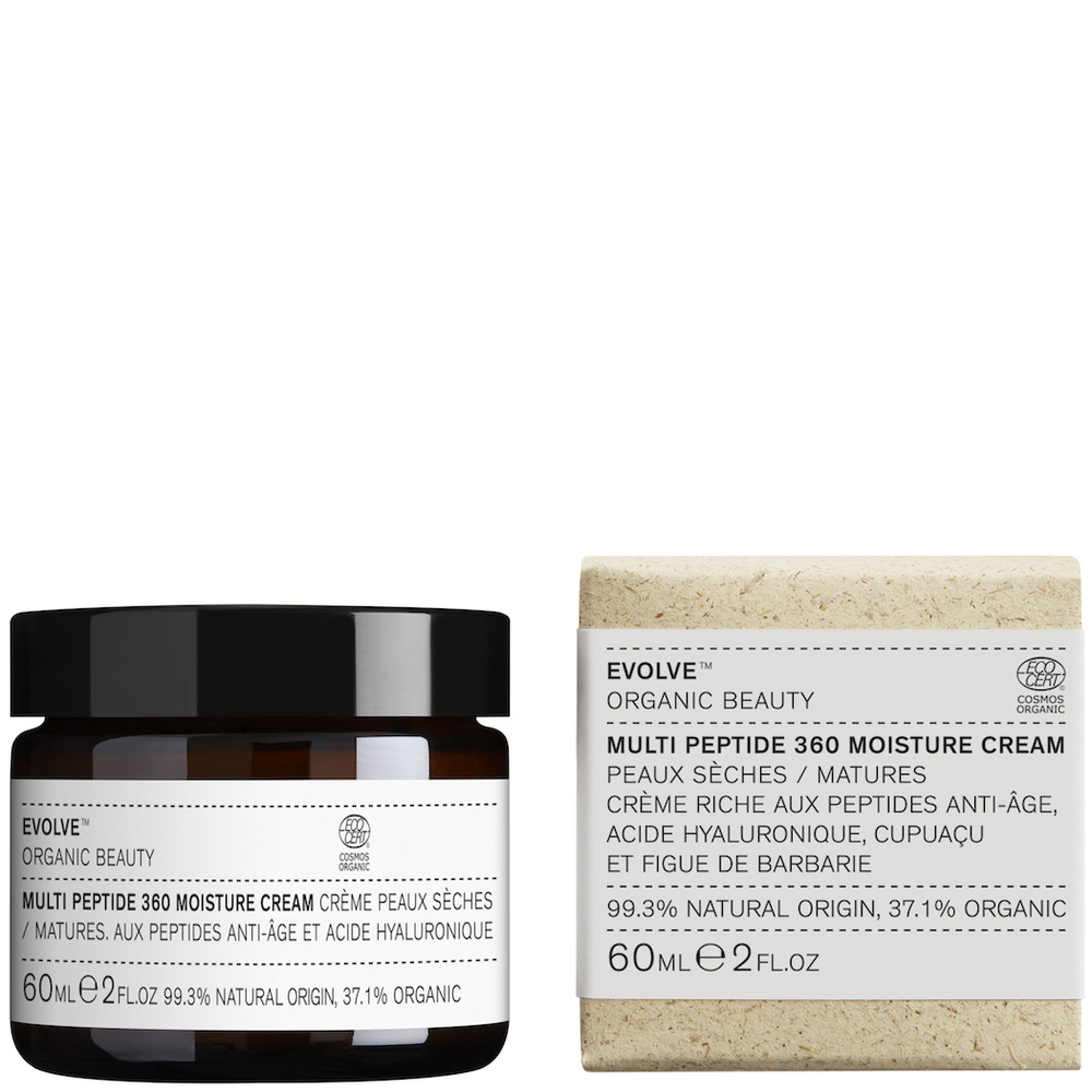 evolve organic beauty MULTI PEPTIDE 360 MOISTURE CREAM Crème riche anti-âge