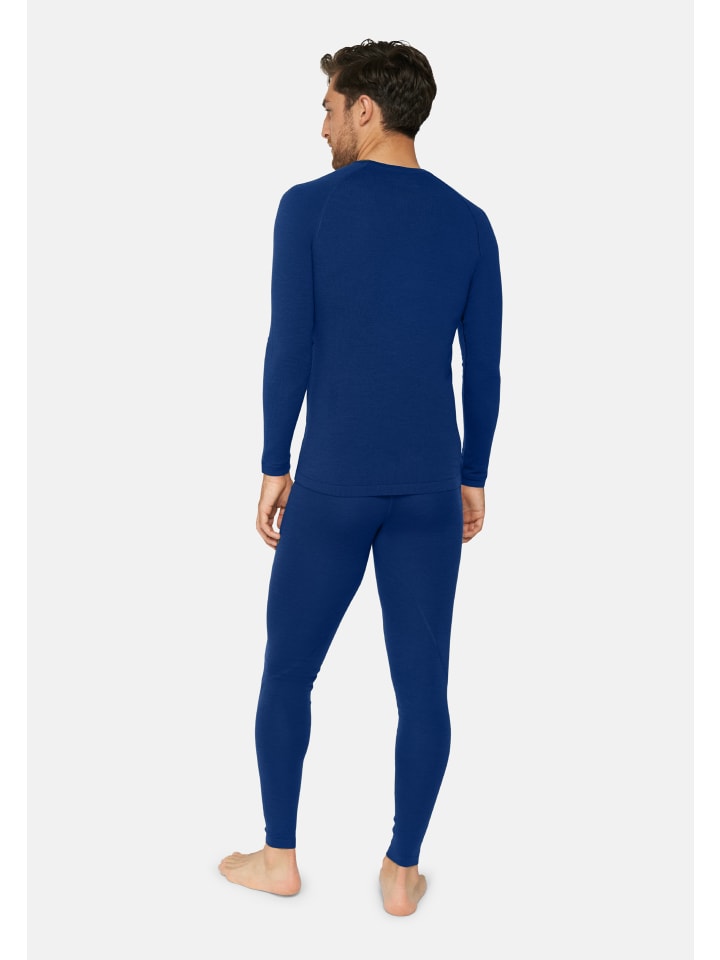 DANISH ENDURANCE Baselayer-Set Merino Baselayer in marineblau günstig kaufen