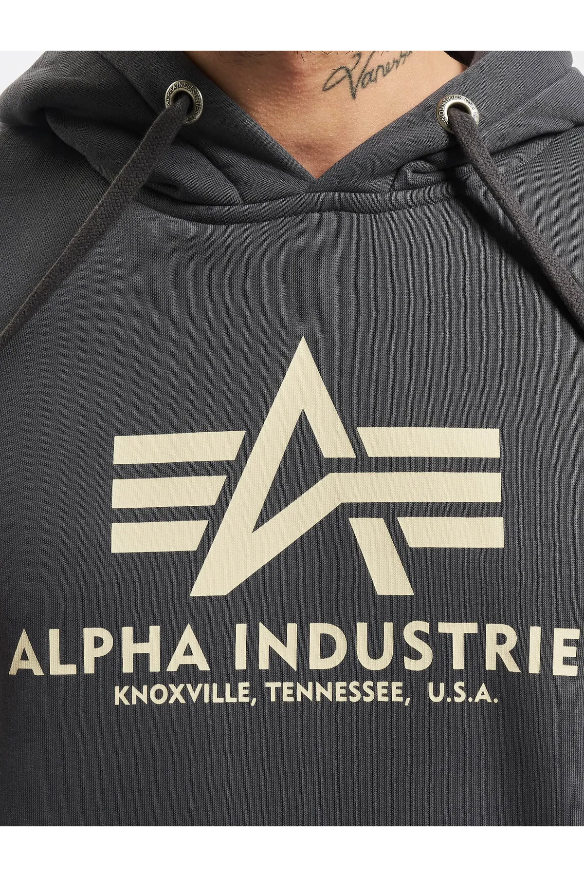 Alpha Industries  Sweatshirt - Grau - Regular Fit