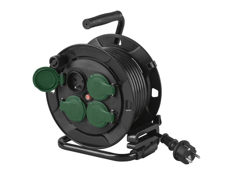 Carretel de cabo de 4 vias PARKSIDE® PSCR10MR1, 10 m