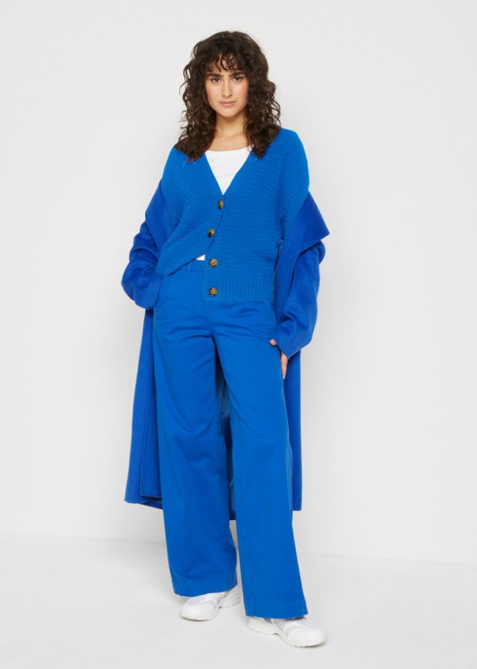 Verkürzte Strickjacke