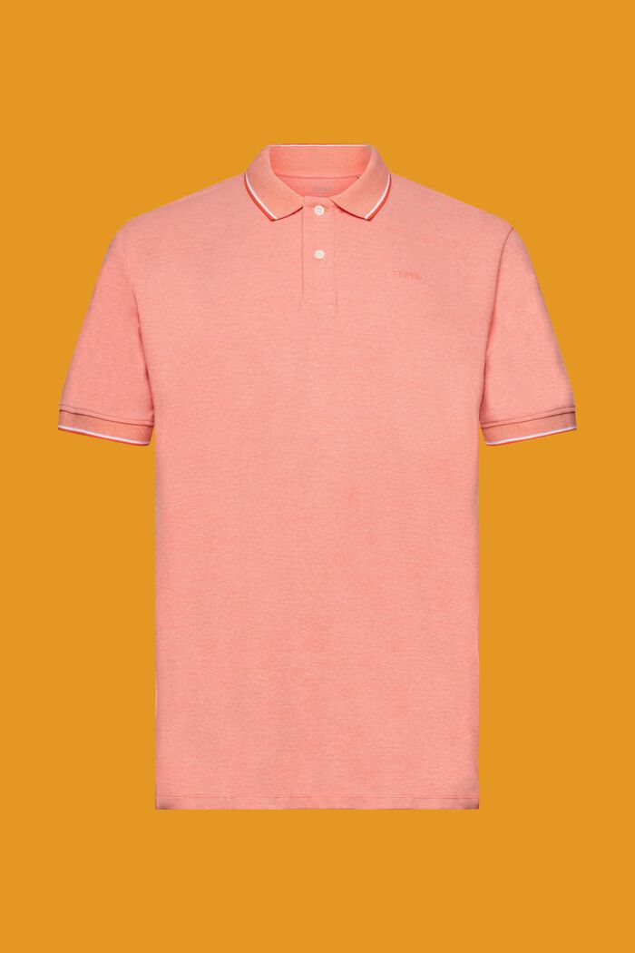 Pikee-Poloshirt mit Streifendetails
