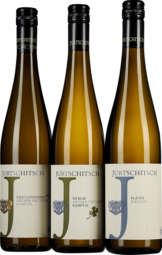 Jurtschitsch 3er-Set Grüner Veltliner & Riesling in Holzkiste