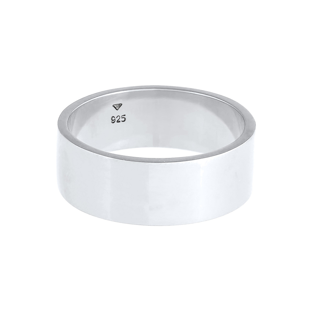 KUZZOI KUZZOI Bague Tendance à l'oxydation croisée des hommes en argent sterling 925 Bague