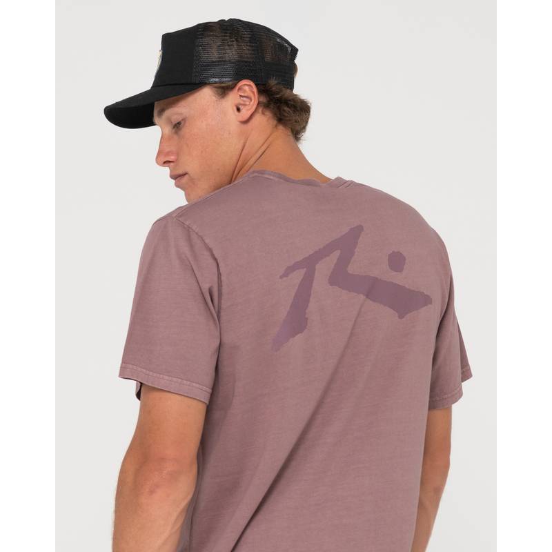 RUSTY COMP WASH SHORT SLEEVE TEE T-Shirt Herren