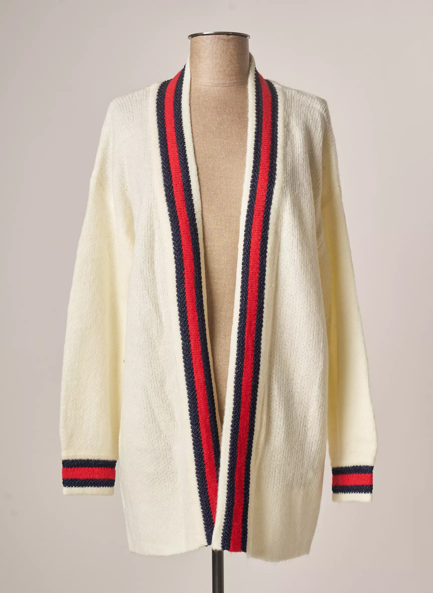 Grace Mila Cardigans Femme couleur beige