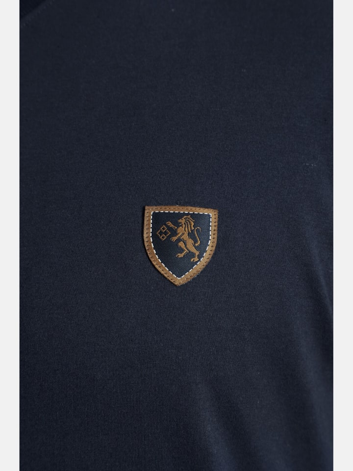 Charles Colby T-Shirt EARL EWAN in dunkelblau günstig kaufen