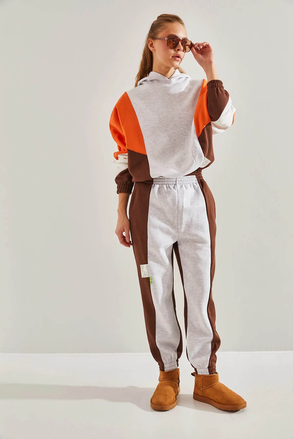Bianco Lucci  Damen-Set mit dreifädigem Oberteil und Unterteil