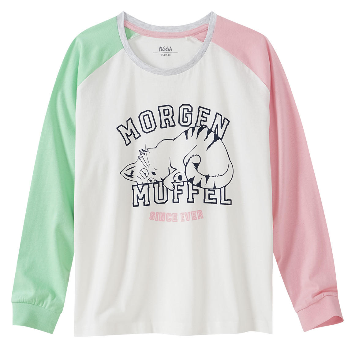 Mädchen Schlafanzug mit großem Print