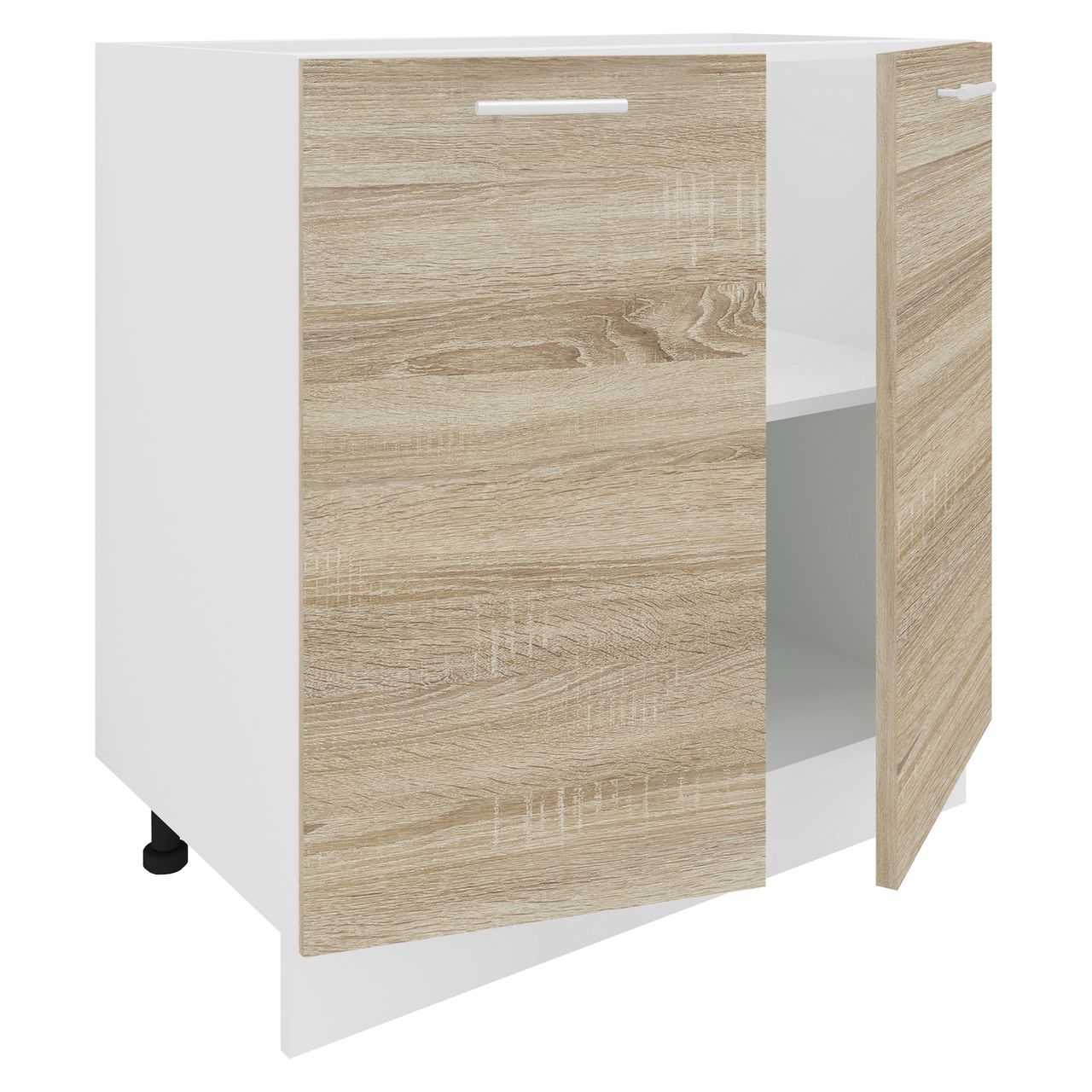 VCM Küchenschrank Breite 80 cm Drehtüren Unterschrank Küche Küchenmöbel Esilo