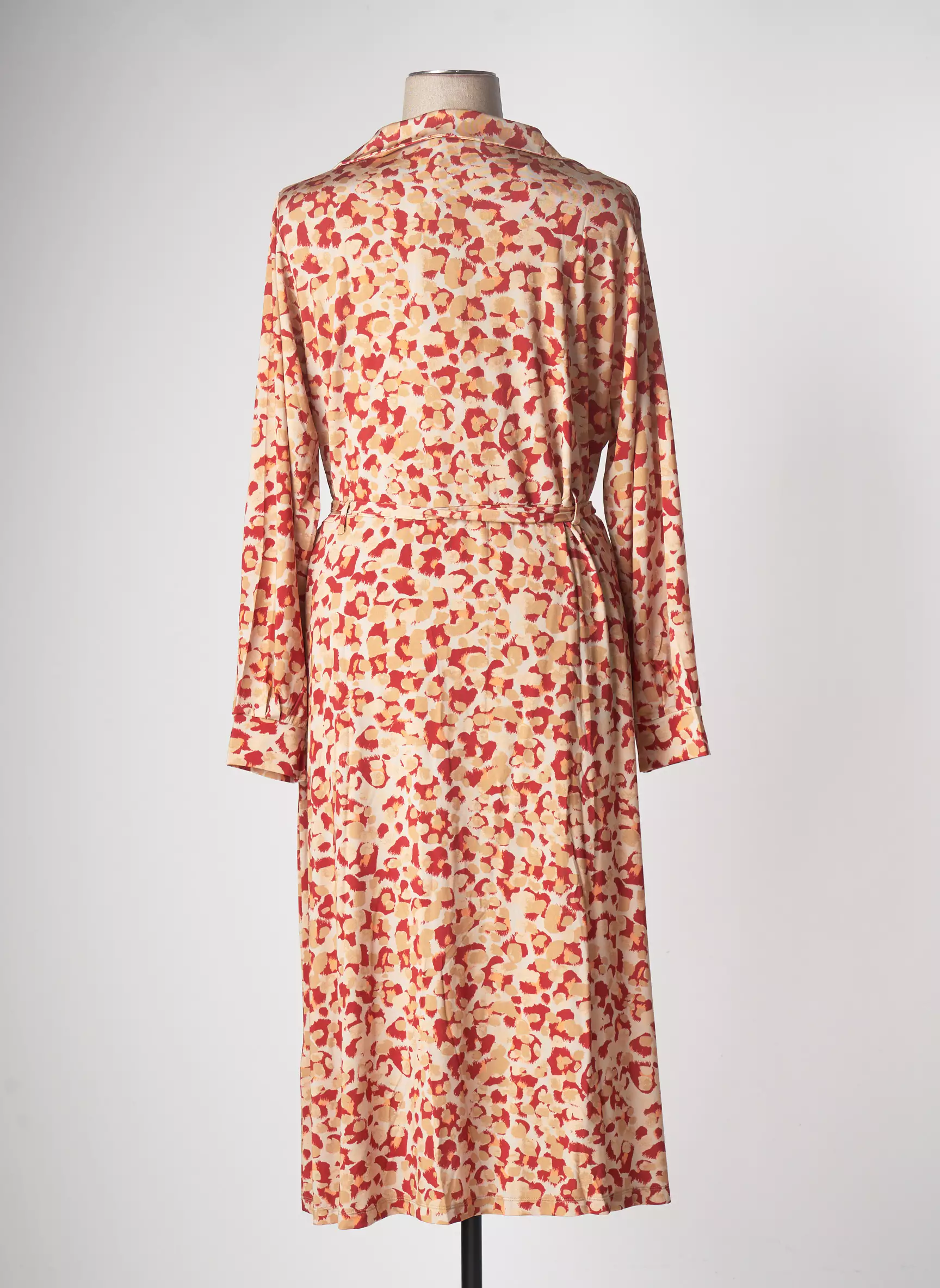 Yesta Robes Longues Femme couleur rouge