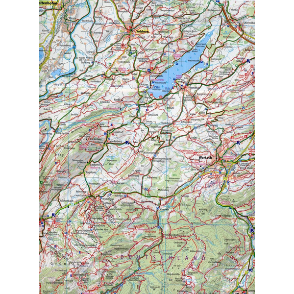 Allgäu, Kempten - Oberstdorf, Sonthofen - Bad Hindelang 1 : 50 000 - Wanderkarte