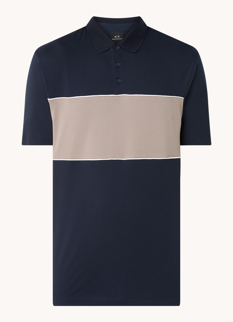 Armani Exchange Polo majica regularnog kroja s prugastim printom