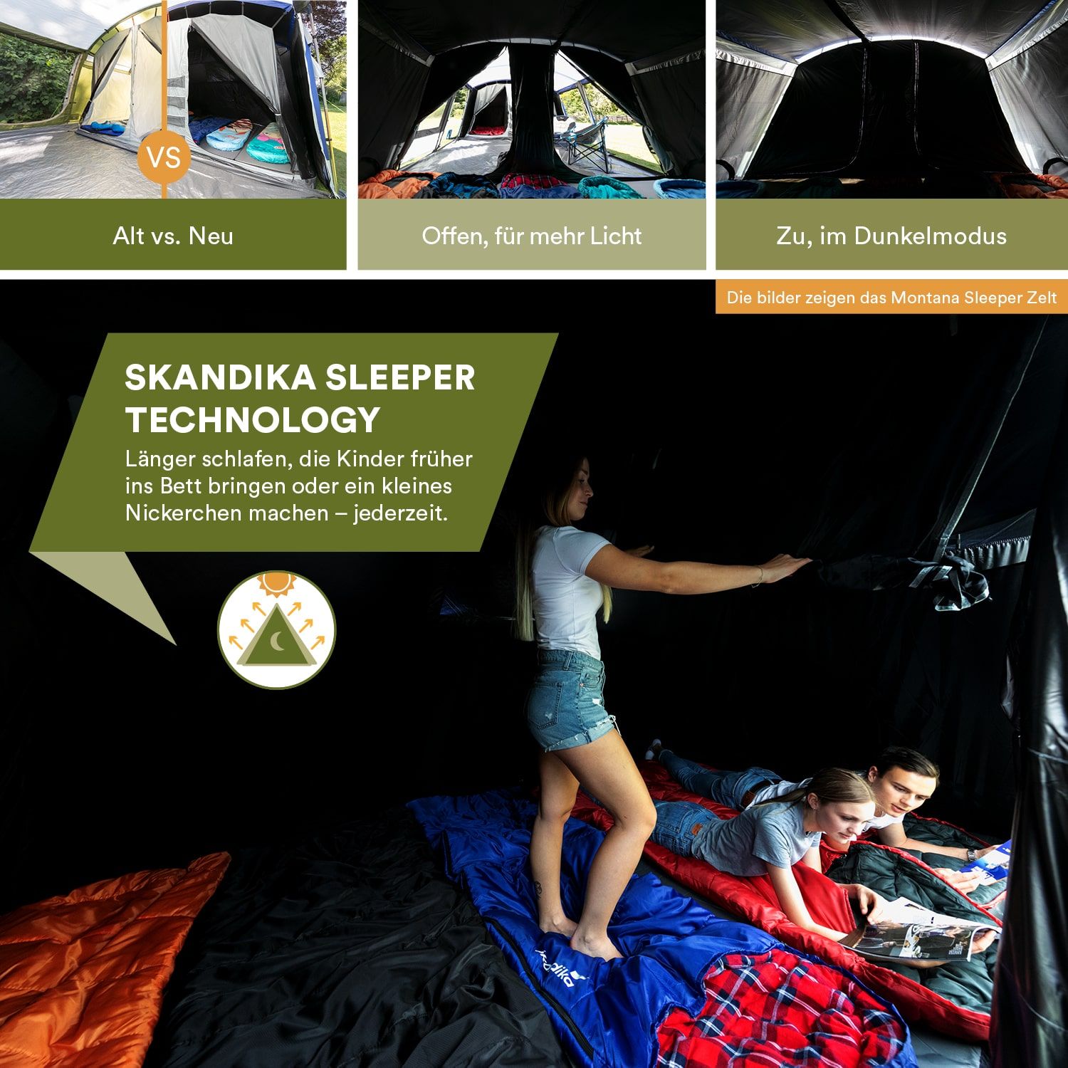 Skandika Egersund 7 Sleeper Tunnelzelt