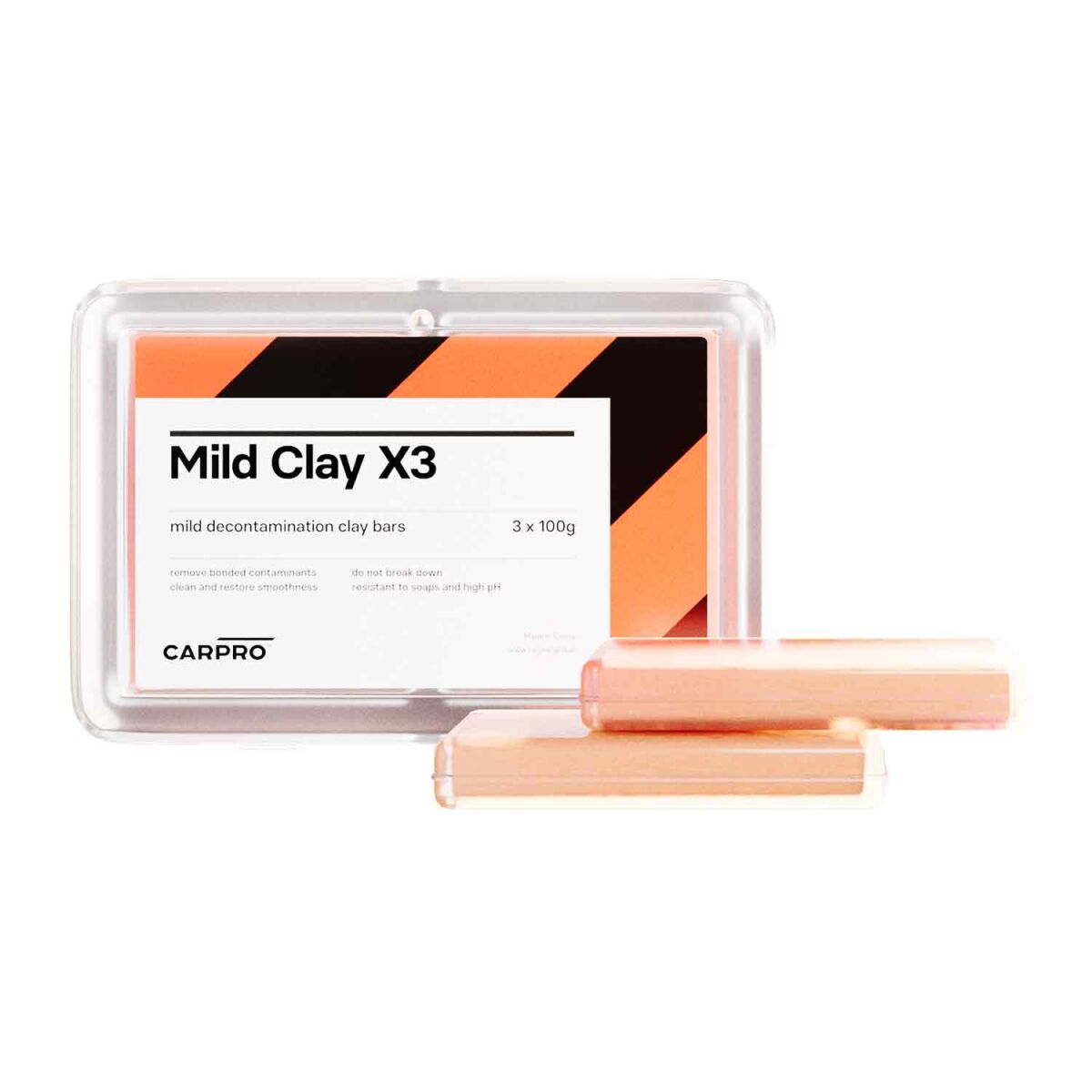 CarPro Clay X3 Reinigungsknete Mild 3x100g