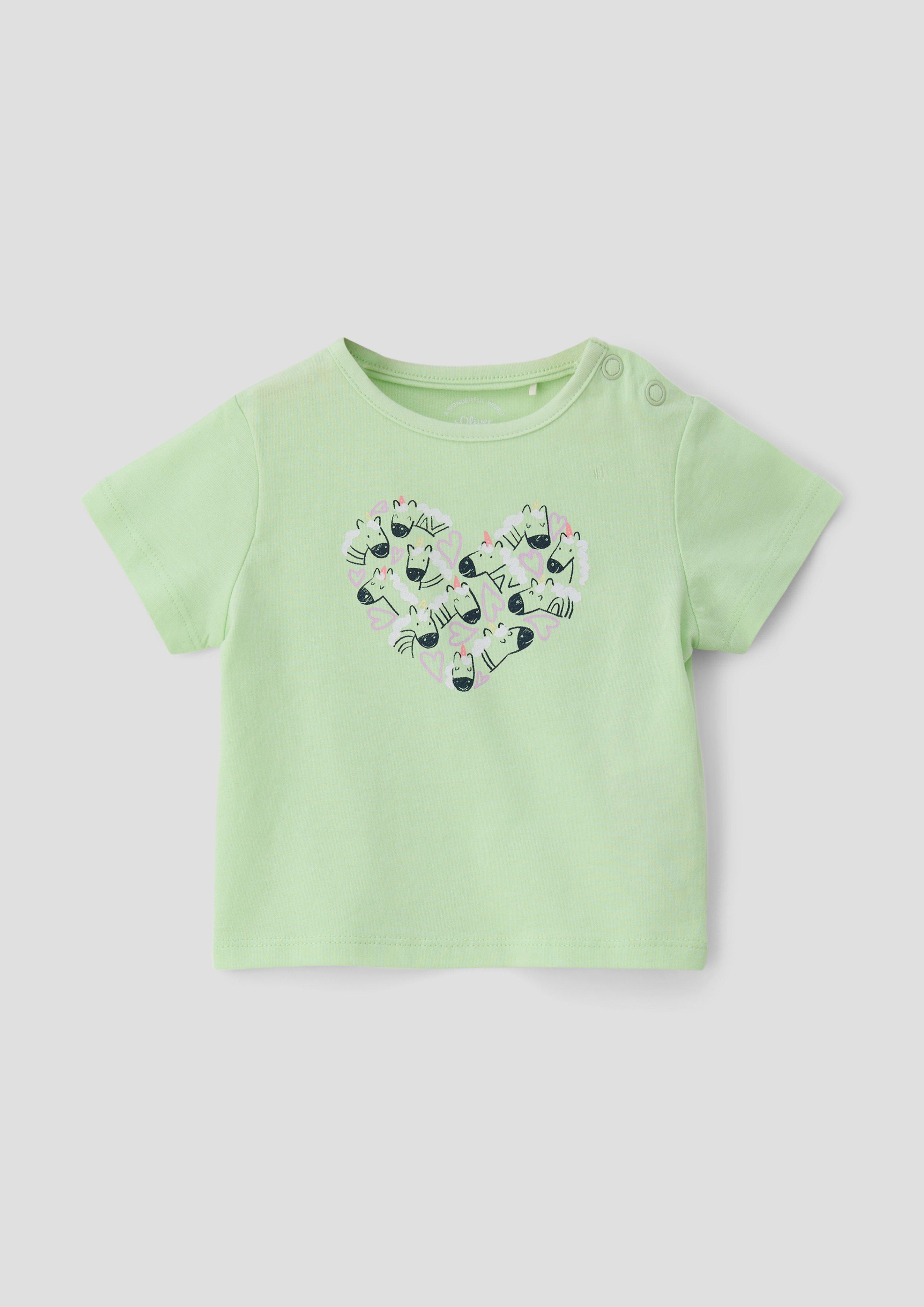 T-Shirt mit Frontprint  2142884-7250