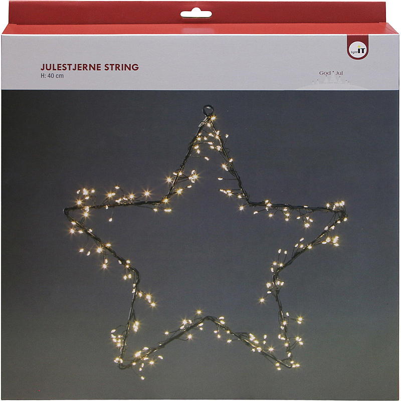 Home String stjerne 40 cm 200 LED