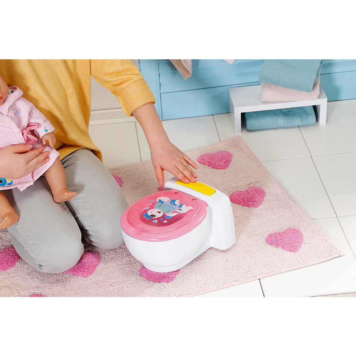 BABY born® 828373 Bath Toilette 43 cm
