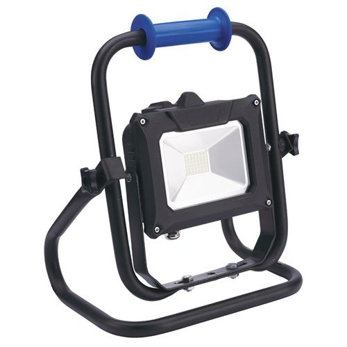 Eurolux 55.110.30 Raptor 20-1 Lampada da cantiere a LED con batteria 14.4/18/20/230V Makita Bosch Panasonic (batteria e caricabatterie esclusi).