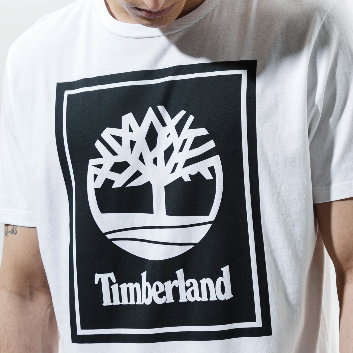 TIMBERLAND T-SHIRT YC CORE+ STACK LOGO TEE Weiß