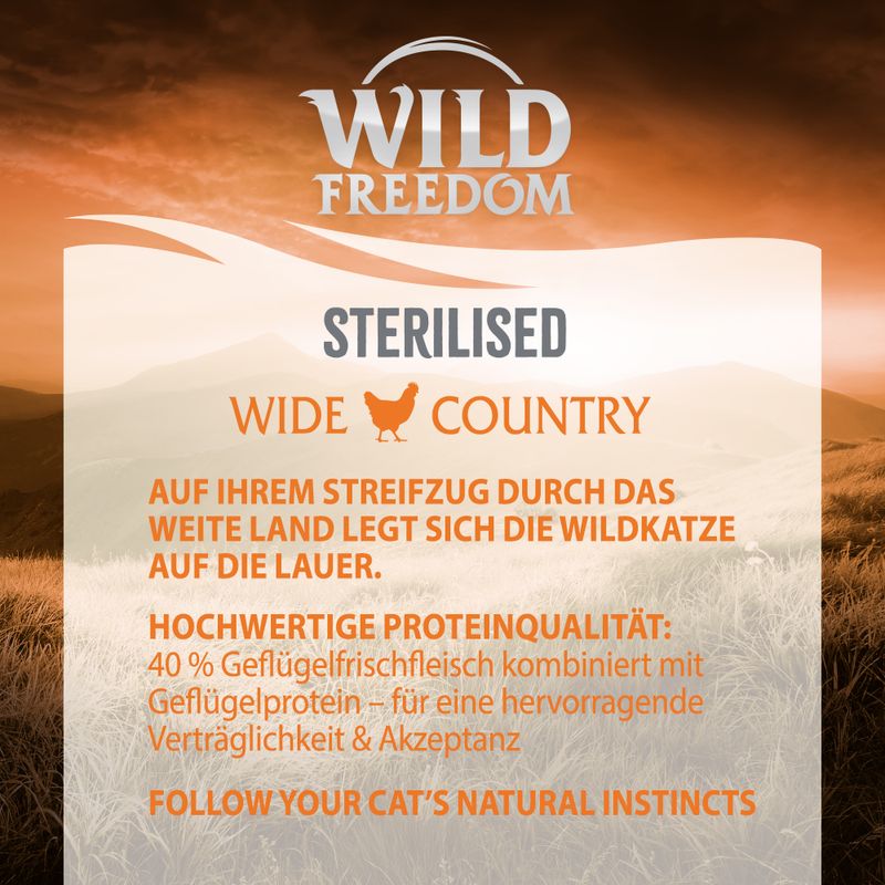 Wild Freedom Adult Wide Country Sterilised Geflügel