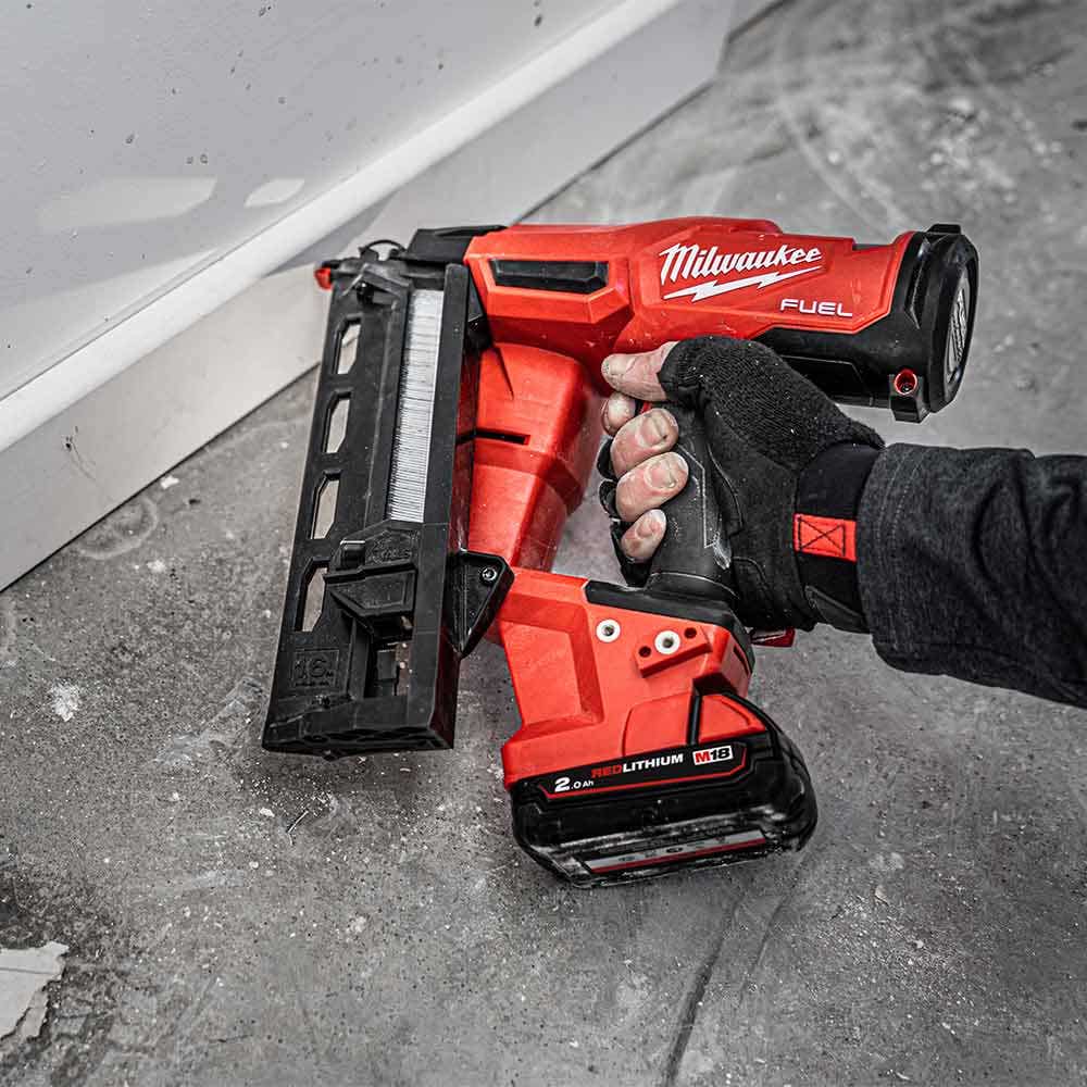 MILWAUKEE 18V Fuel 16 Gauge 20 Degree Angled Finishing Nailer Skin M18FN16GA-0C