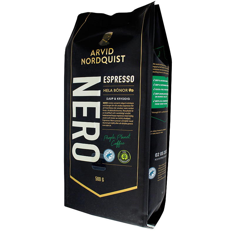 Arvid Nordquist Nero Espresso 500g, hele bønner