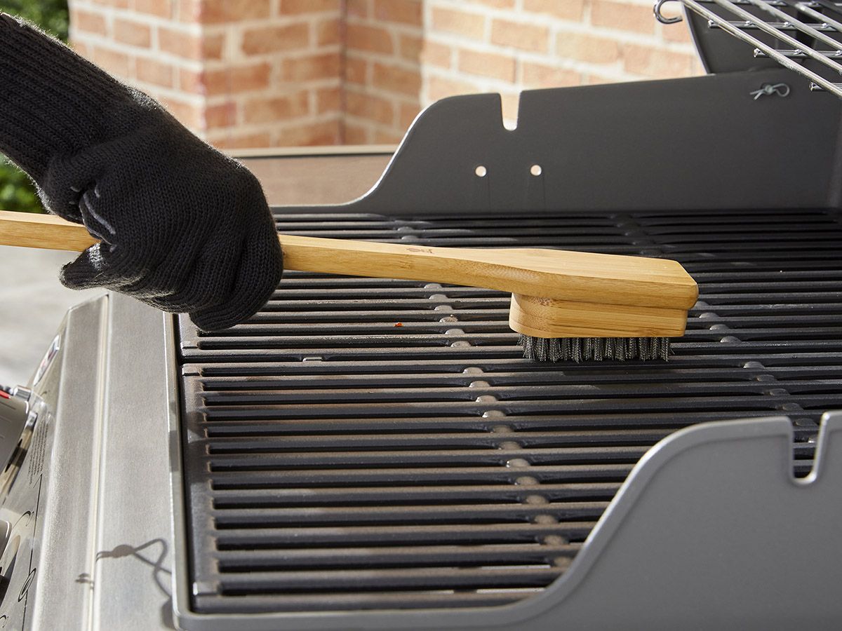 Weber 46 cm Bambus Grillbürste