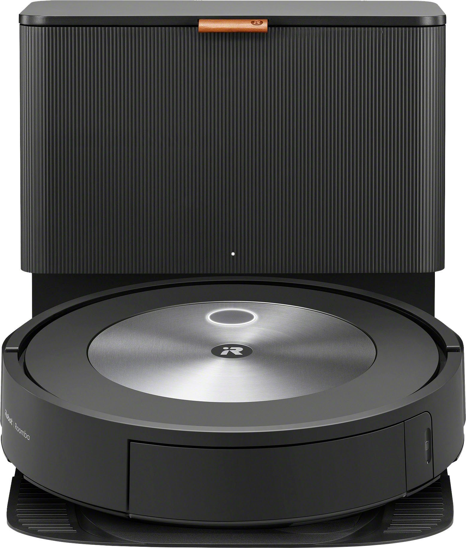 iRobot Saugroboter Roomba® j7+ (j7558), mit Beutel, WLAN-fähig mit autom. Absaugstation, Kartierung und zwei Gummibürsten