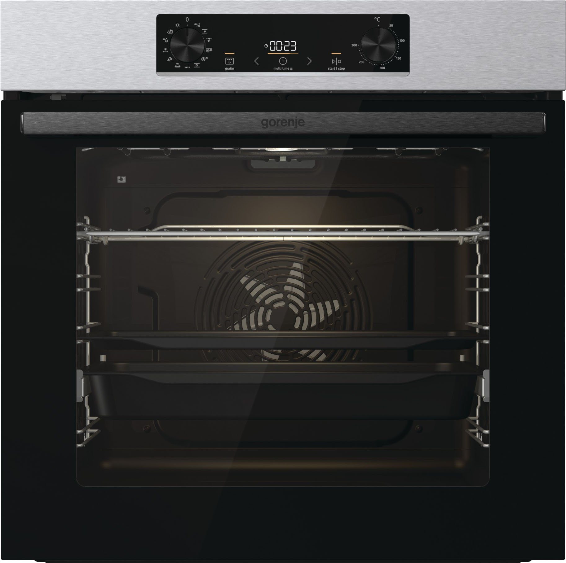 GORENJE Backofen-Set Pacific Backofen-Set Pyrolyse/Induktion 2021, mit 1-fach-Teleskopauszug, Pyrolyse-Selbstreinigung, Pyrolyse Backofen & Induktionskochfeld
