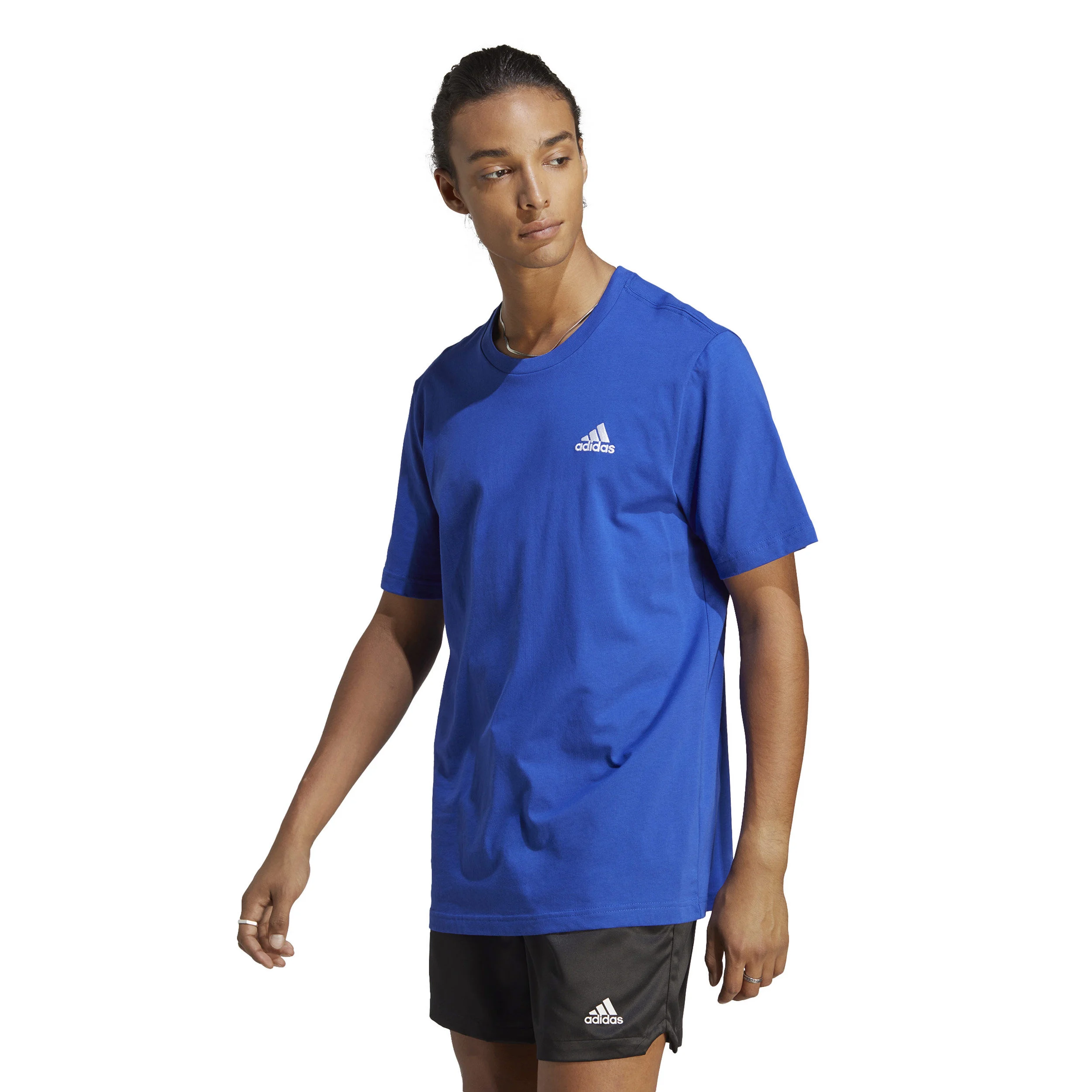 Sleeveless Single Jersey T-Shirt Herren - Blau
