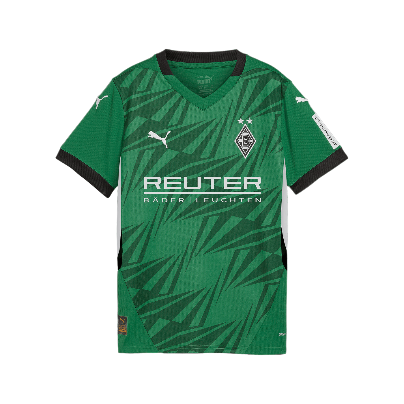 PUMA Borussia Mönchengladbach Trikot Away mit Sponsor 2024/2025 Kids Grün F07