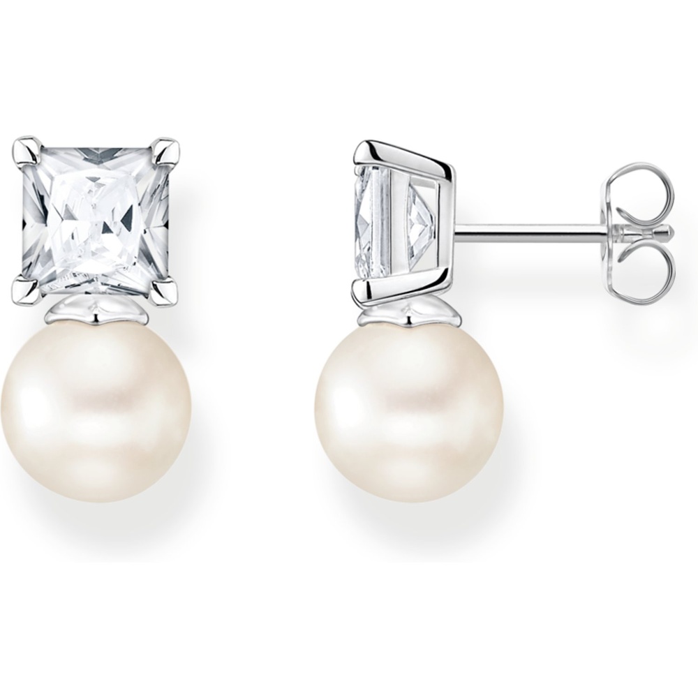 Thomas Sabo Boucles d'oreilles à fermoir à poussette 925 Argent Boucles d'oreilles