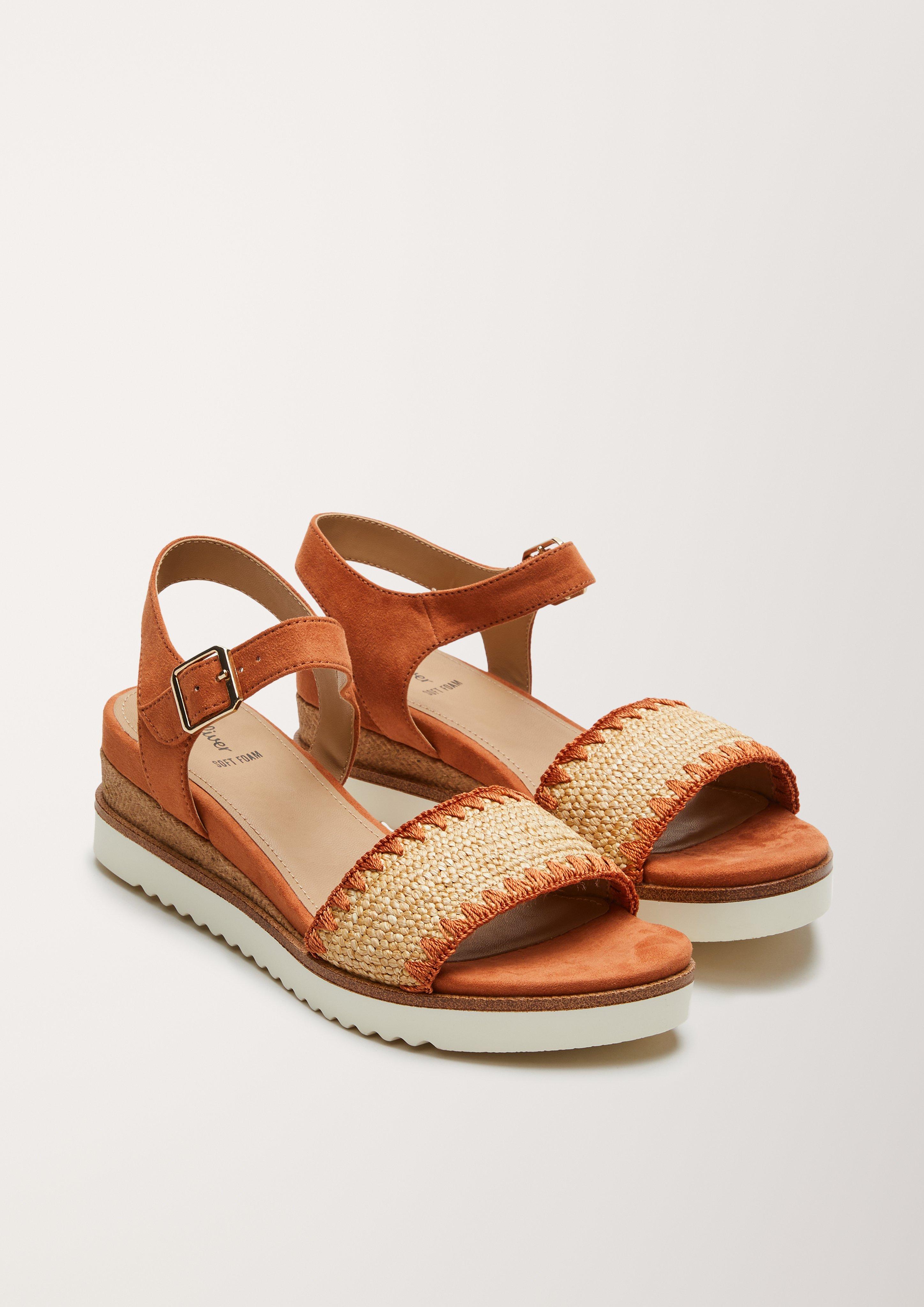Sandalen mit Keilabsatz  6005821-653